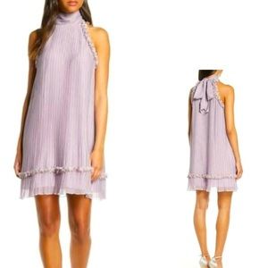 Foxiedot cocktail light purple cocktail dress